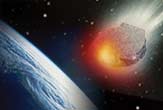Künstlerische Darstellung eines dramatischen Asteroiden-Einschlags