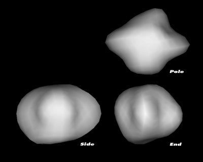Ein 3-D Modell des Kometen 67P/Churyumov-Gerasimenko