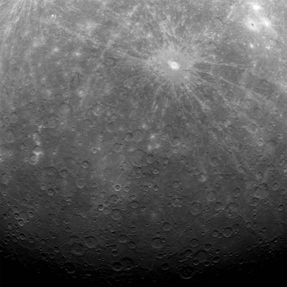 Das erste Foto von der Oberfläche Merkurs