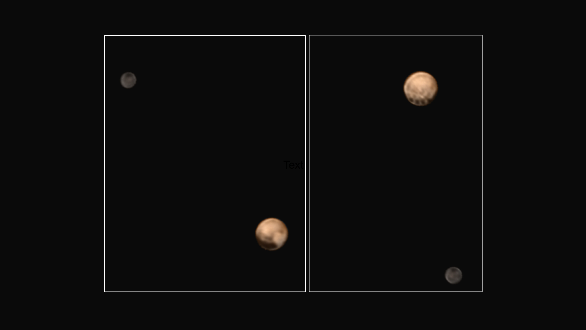 Neue Farbbilder von New Horizons zeigen zwei sehr unterschiedliche Gesichter des mysteriösen Zwergplaneten. Eine Reihe faszinierender gleichmäßig verteilter Flecken entlang des Äquators zieren die eine Seite des Zwergplaneten. Die Aufnahmen sind eine Kombination der Instrumente LORRI und RALPH.