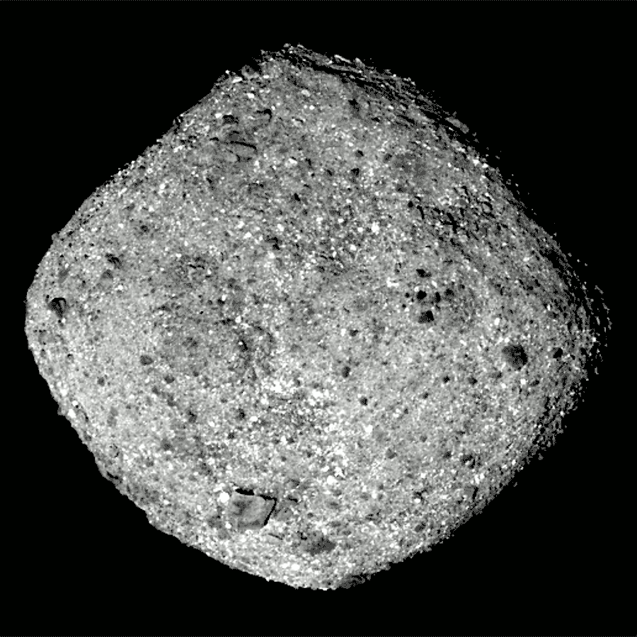 Asteroid Bennu. Bild: NASAs Goddard Space Flight Center//University of Arizona