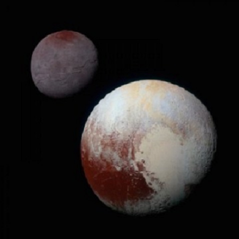 Pluto und Charon. Bild: NASA/JHUAPL/SwRI