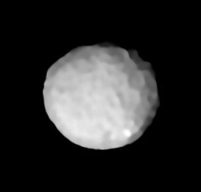 Ein Bild vom Asteroiden Pallas, aufgenommen mit dem Very Large Telescope der Europäischen Südsternwarte. Bild: ESO/Vernazza et al.