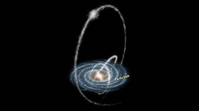 Eine künstlerische Darstellung gewöhnlicher Sternströme in der Milchstraße. Credit: NASA/JPL-Caltech/R.Hurt,SSC & Caltech