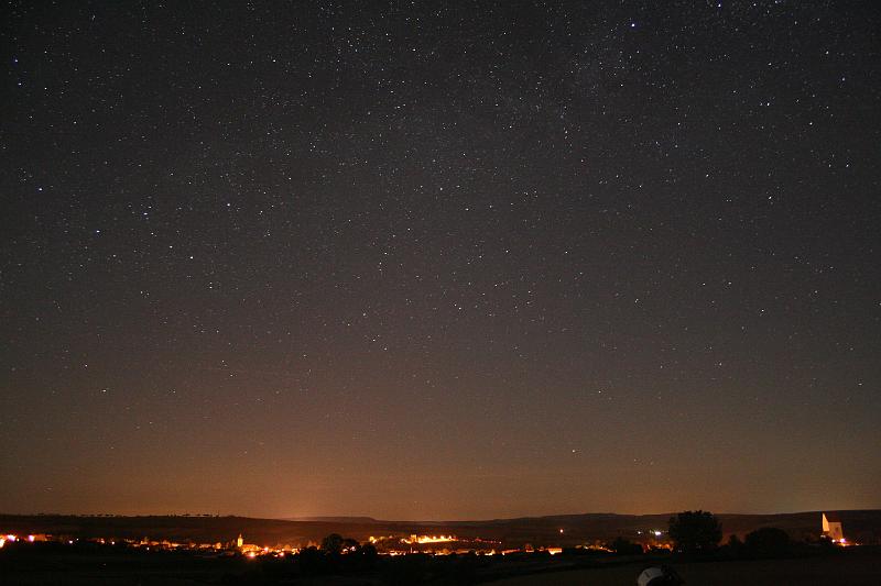 on.JPG - Großmugl 2008, Vor der Lichtabschaltung am Astronomietag,Foto: Daniel Korbel