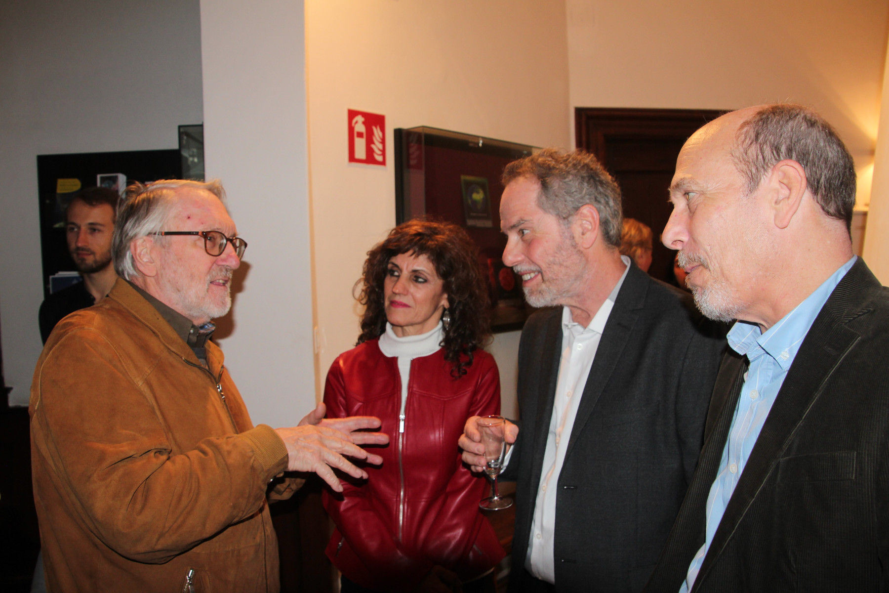 Prof. Werner Weiss, Marcela und Andres Torn, Miguel Torn. Foto: Herbert Smutek