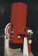 Das 1,2m Teleskop auf La Silla, mit dem die Schweizer Astronomen so erfolgreich waren.