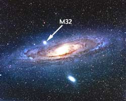 M 32 im Vergleich mit M 31