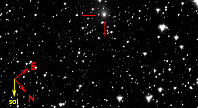 Aufnahme vom Kometen Hartley 2