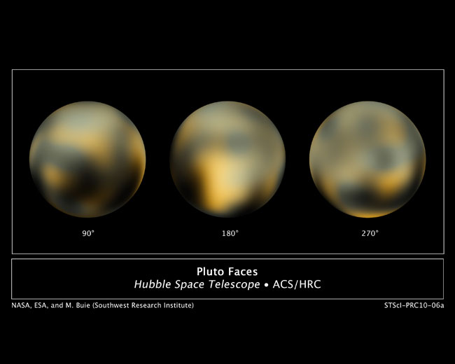 Oberfläche des Zwergplaneten Pluto