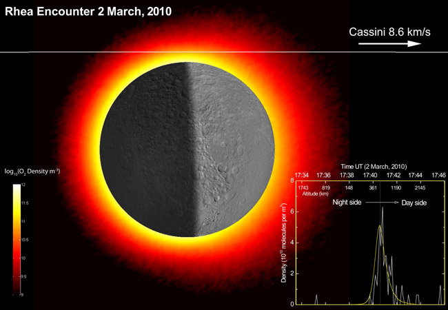 Saturns zweitgrößter Mond Rhea