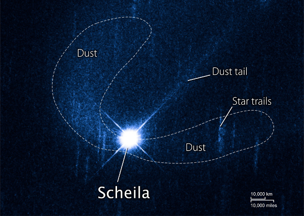 Asteroid (596) Scheila