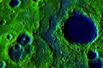 Ein Gürtel von Graten und Steilhängen erstreckt sich 540 km weit über die Merkur- Oberfläche.