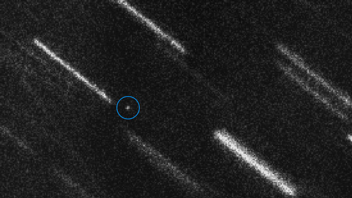 Asteroid 2012 TC4 wird im Oktober 2017 an der Erde vorbei rasen. Bild: ESO / ESA / NEOCC / O. Hainaut (ESO), M. Micheli (ESA), D. Koschny (ESA), CC BY-SA 3.0 IGO