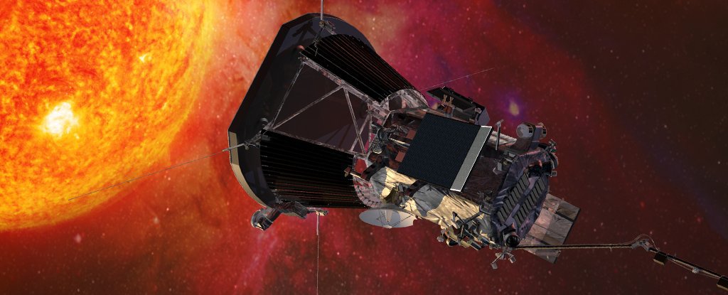 Künstlerische Darstellung der Raumsonde Parker Solar Probe, die der Sonne noch näher kommen soll als seinerzeit Helios 2.