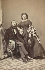 Heinrich Wilhelm Ernst und seine Frau Amelie geb. Levy (1831-1914). Bildquelle: ÖNB/Bildarchiv